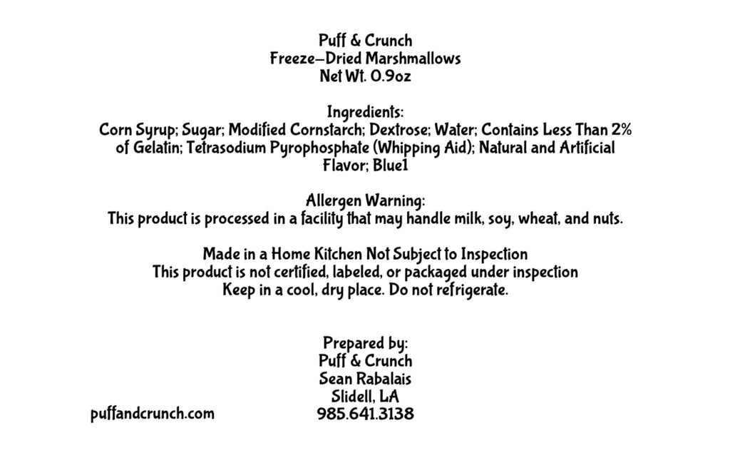Freeze Dried Marshmallows