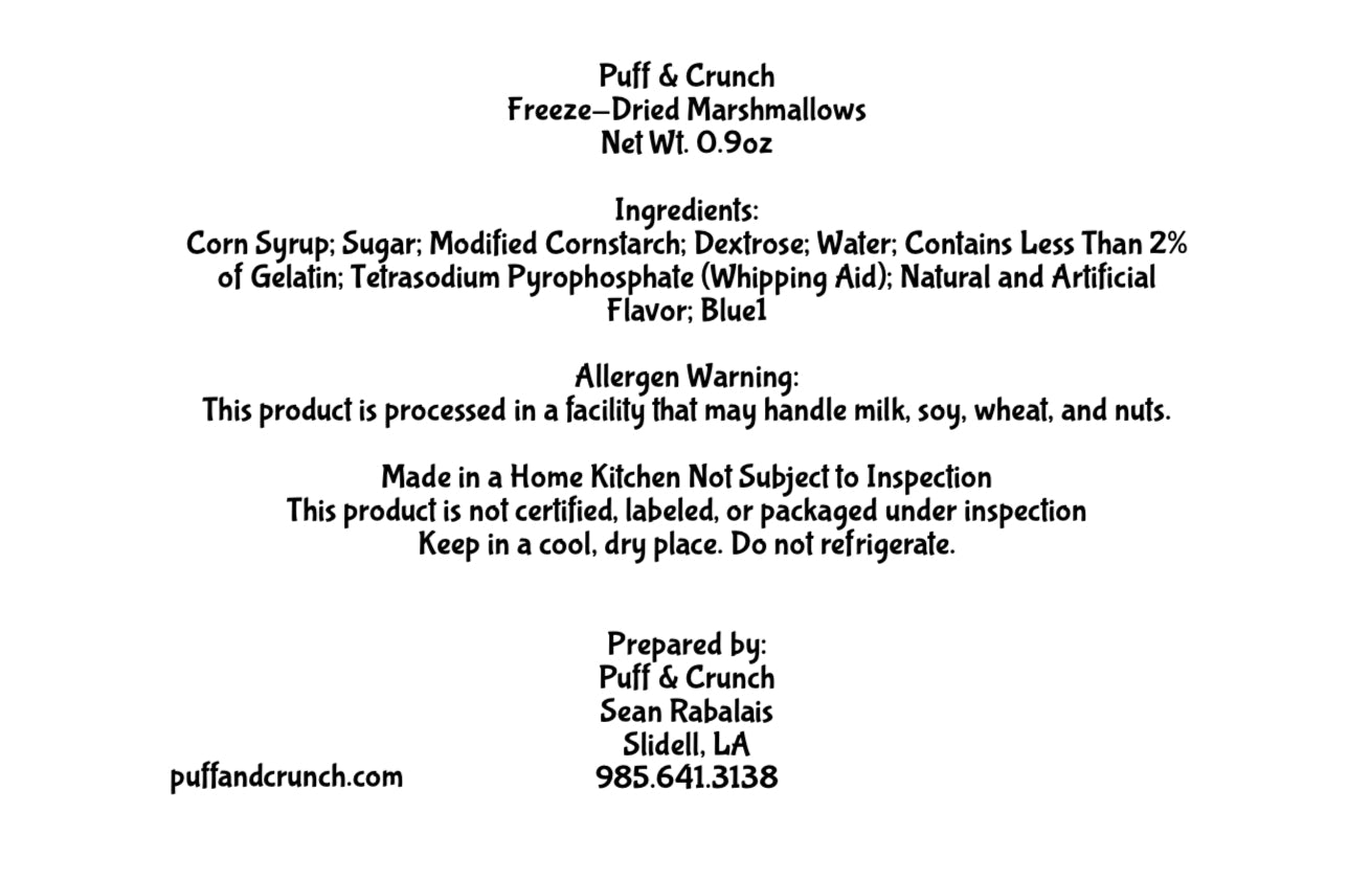Freeze Dried Marshmallows