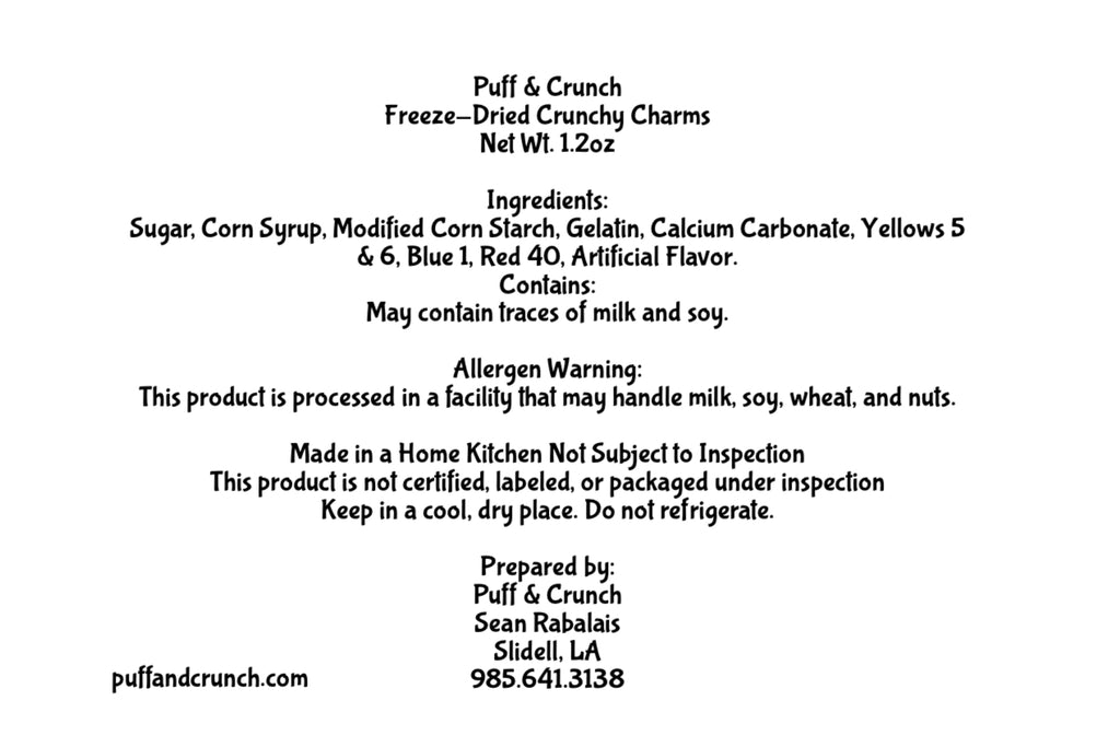 Freeze Dried Crunchy Charms